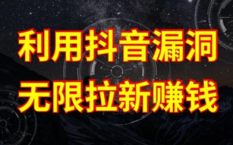 抖音链接漏洞惊天内幕:破解赚钱新套路,揭秘漏洞原理及操作流程!