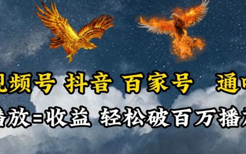 全平台流量攻略：视频号、百家号、抖音，深度解析抗战英雄传记，每日轻松更新两三篇【运营秘诀】