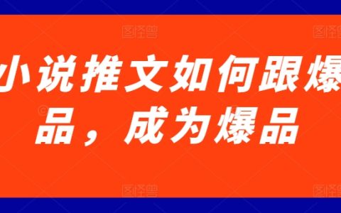 小说推文爆品策略：揭秘如何打造畅销爆款