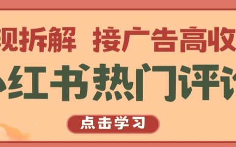 揭秘小红书热门评论变现技巧：拆解广告收入秘籍，实现高额收入