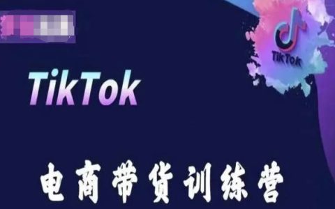 TikTok电商带货实战训练营：顺应时代趋势，解锁跨境掘金新技能