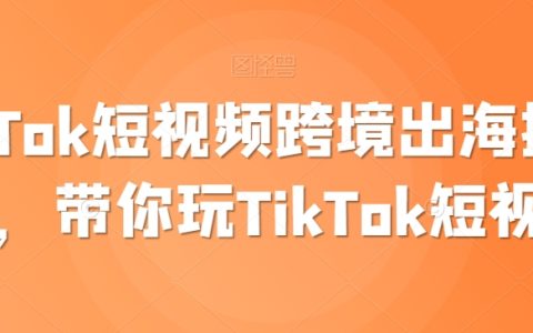 TikTok短视频跨境营销攻略：轻松赚取美金，手把手教你玩转TikTok短视频