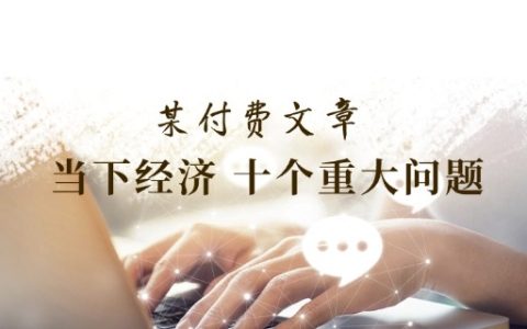 某付费文章,当前经济形势分析：十个关键问题解读大家关注的经济话题