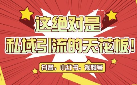 全网引流新招：多平台公域转私域技巧，快速吸引500+客户，附赠引流脚本与克隆截流策略【揭秘】