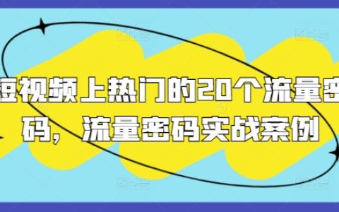 揭秘短视频上热门的20个流量技巧：实战案例解析