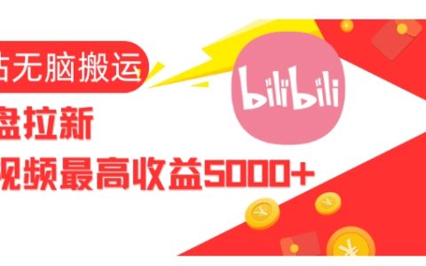 揭秘高效视频搬运策略:B站网盘拉新技巧,单视频最高收益突破5000+