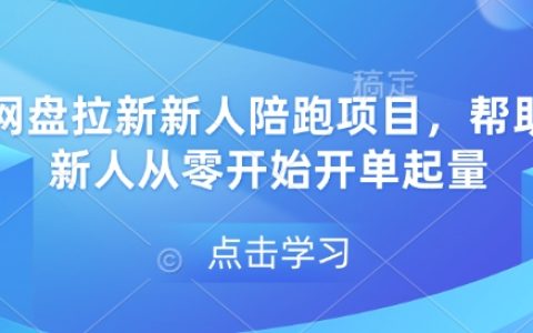 网盘推广新人扶持计划,手把手指导从零开始快速盈利(附全程陪跑教程)