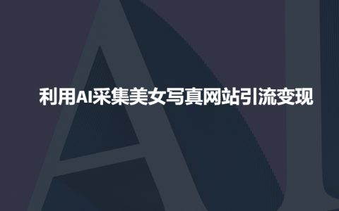 AI图片采集美女写真网站，轻松实现流量变现技巧