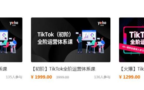 李社长TikTok全阶运营体系课【初阶】+【中阶】+【高阶】
