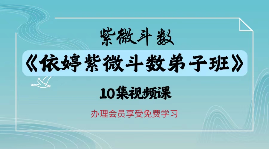 2025依婷紫微系统班