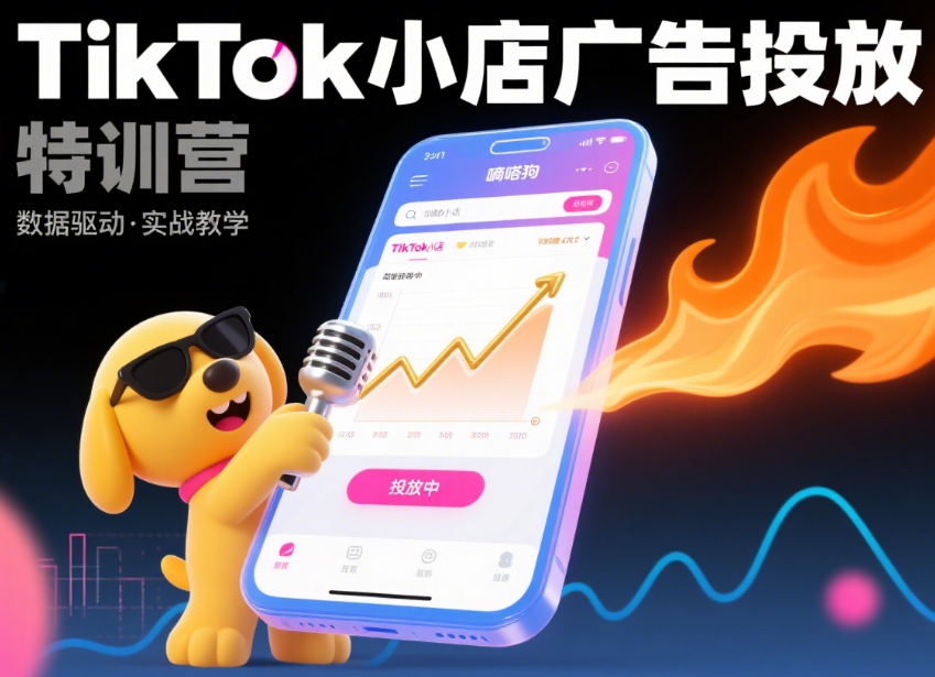 嘀嗒狗数据TikTok小店广告投放特训营，谢景鸿老师主讲玩转VSA/PSA/LSA🌍 美区/东南亚/新市场全覆盖 🌍