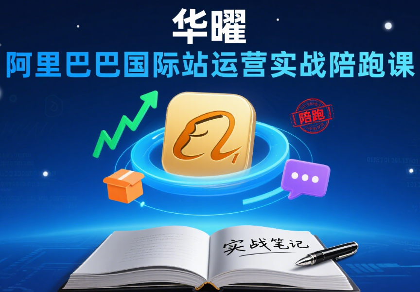 华曜阿里巴巴国际站运营实战陪跑课：从零到精通13周企业级全链路培训