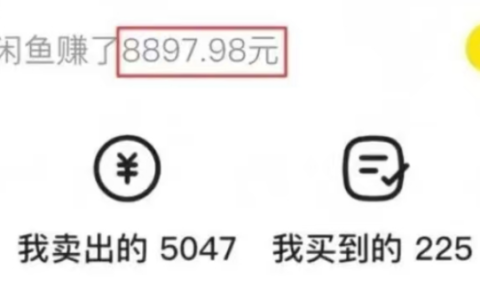闲鱼最新冷门玩法，单号月入8000+，0成本小白快速上手方法！