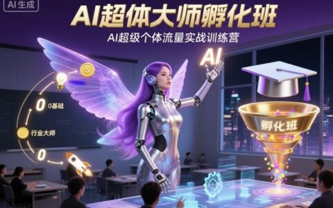 AI超体大师孵化班，AI超级个体流量实战训练营