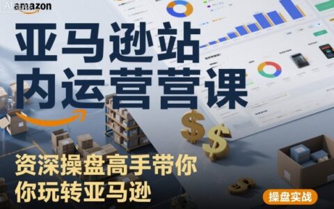 亚马逊站内运营课：资深操盘高手带你玩转亚马逊