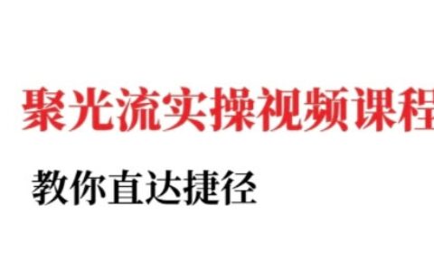 小红书聚光投流实操课程，教你直达捷径（更新）