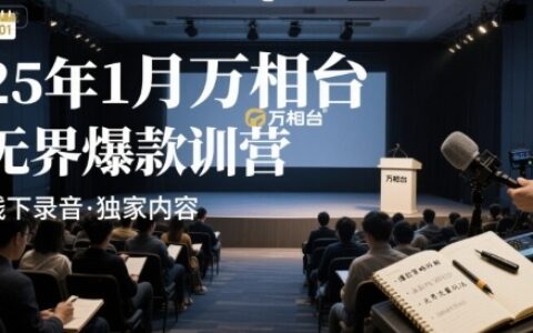 25年1月万相台无界爆款特训营线下录音