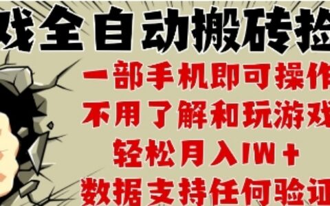 25年CSGO游戏搬砖项目，全自动运行，不需要玩游戏，手机操作日入3张【揭秘】