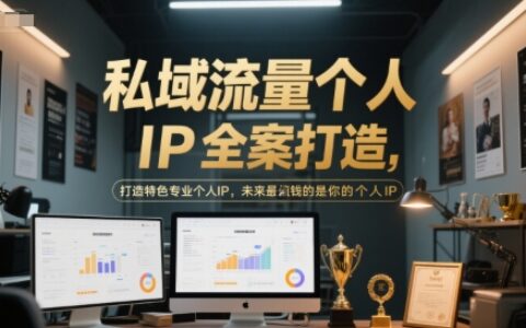 私域流量个人IP全案打造，打造特色专业个人IP，未来最值钱的是你的个人IP