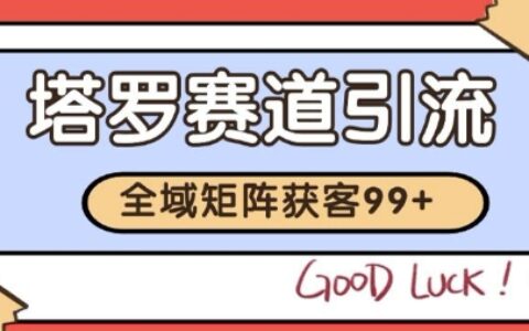 小红书某音塔罗赛道引流获客 自热矩阵日引200+【揭秘】