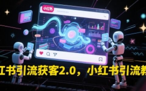 小红书引流获客2.0，小红书引流教程