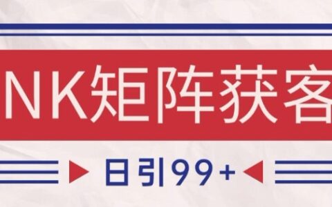 小红书某音NK赛道引流获客 自热矩阵日引200+【揭秘】