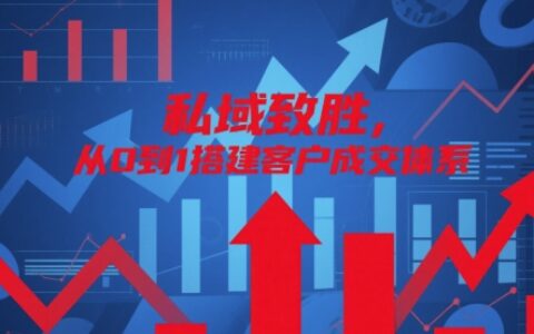 私域致胜，从0到1搭建客户成交体系