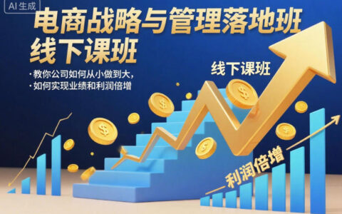 电商战略与管理落地班线下课，教你公司如何从小做到大，如何实现业绩和利润倍增【录音】
