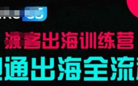 出海训练营基础课，​跑通出海全流程，实战案例拆解