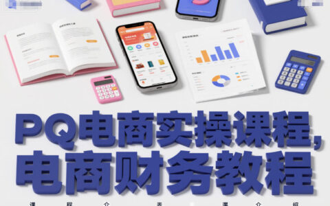 PQ电商实操课程，电商财务教程