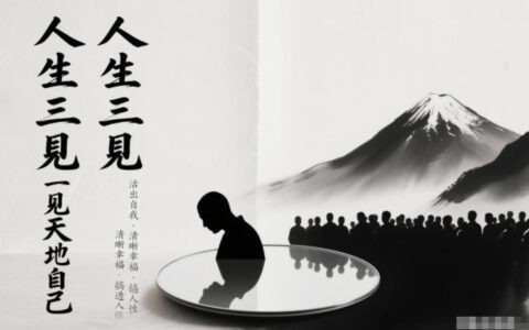 人生三见一见天地见众生见自己，活出自我拥有清晰幸福人生，搞透人性