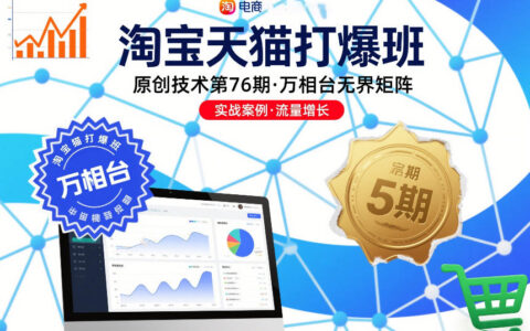淘宝天猫打爆班原创技术第76期，万相台无界矩阵