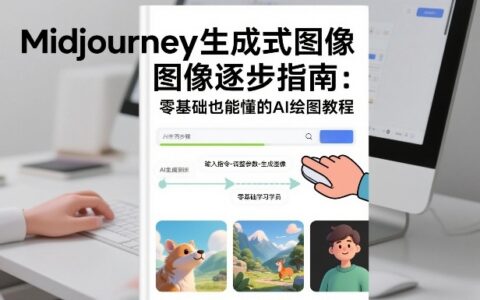 Midjourney生成式图像逐步指南：零基础也能懂的AI绘图教程