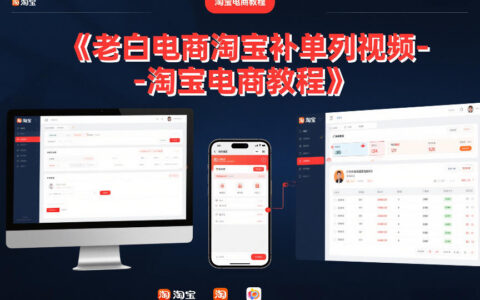 老白电商淘宝补单系列视频-淘宝电商教程