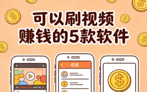 日赚50+!可以刷视频赚钱的软件有哪些?2026年最值得下载的5款APP