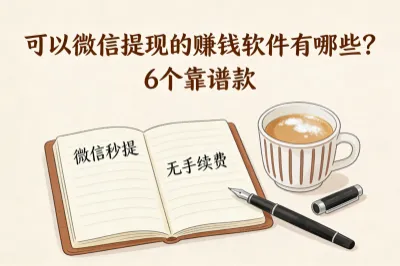 可以微信提现的赚钱软件有哪些？6个靠谱款，微信秒提超方便！