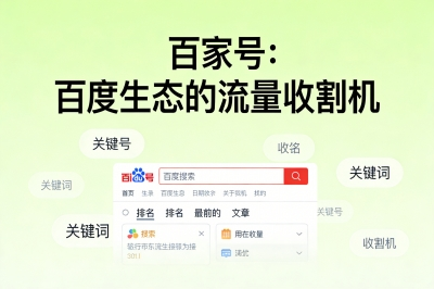 百家号：百度生态的“流量收割机”