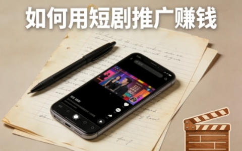 如何用短剧推广赚钱?揭秘3个高收益玩法,精准引流实现高效变现