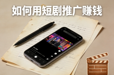 如何用短剧推广赚钱