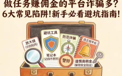 做任务赚佣金真的靠谱吗？揭秘6大常见骗局，新手必看的避坑指南