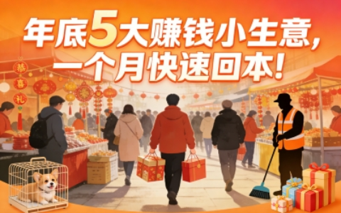 年底做哪些小生意最赚钱？抓住这5个旺季需求，轻松实现月回本