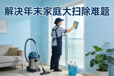 年末家政清洁需求旺盛