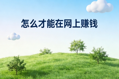 怎么才能在网上赚钱