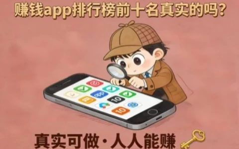 赚钱App排行榜前十名靠谱吗？实测10款人人都能做的赚钱App
