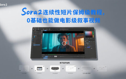 Sora2连续性短片保姆级教程，0基础也能做电影级叙事视频