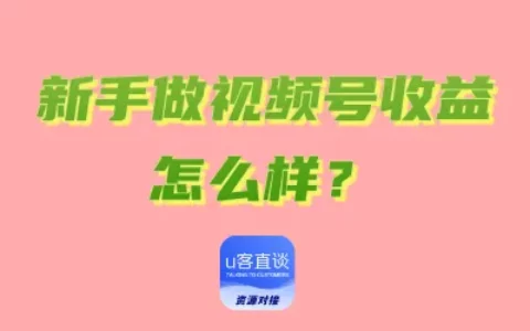 零基础做视频号能赚多少钱？详解2种最适合小白的变现方式