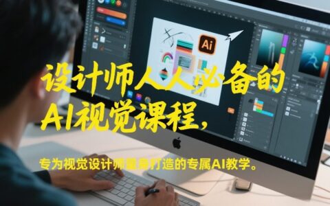 设计师人人必备的AI视觉课程，专为视觉设计师量身打造的专属AI教学