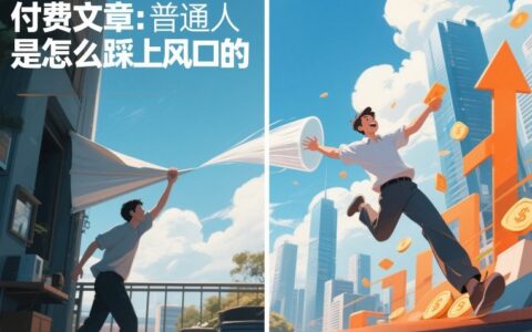 付费文章：普通人是怎么踩上风口的