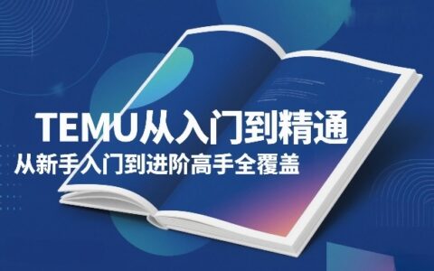 TEMU从入门到精通，从新手入门到进阶高手全覆盖