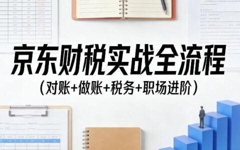 京东财税实战全流程（对账+做账+税务+职场进阶）